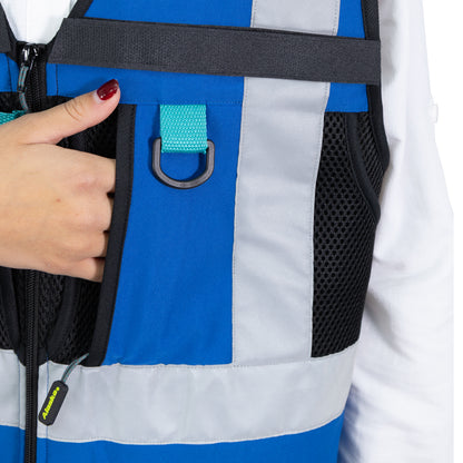 Chaleco Geologo Alaska xpert Mujer Azul