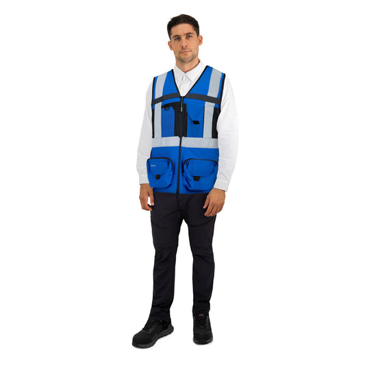 Chaleco Geologo Alaska xpert Hombre Azul