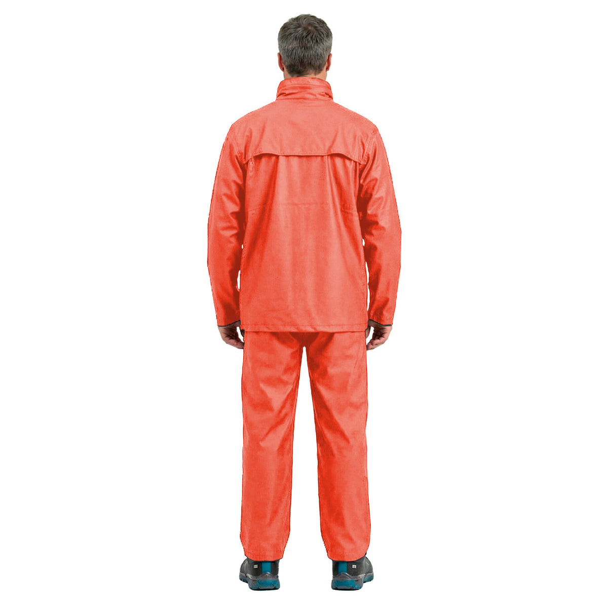 TRAJE IMPERMEABLE ALASKA PU/PVC NARANJO
