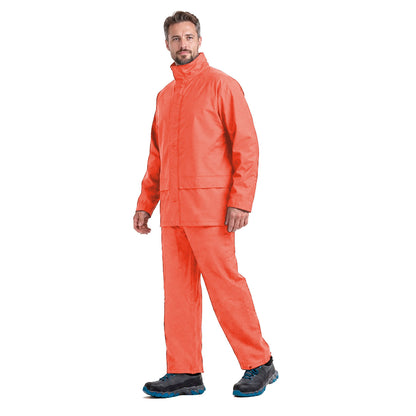 TRAJE IMPERMEABLE ALASKA PU/PVC NARANJO